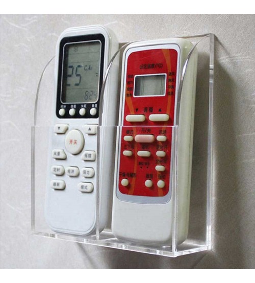 Double Acrylic Remote Holder